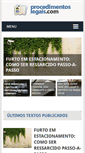 Mobile Screenshot of procedimentoslegais.com